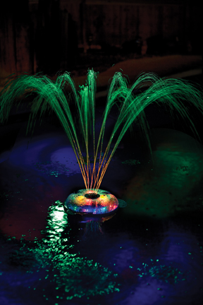 Underwater Light Show & Fountain